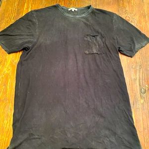 Cotton Citizen Black Crew Neck Pocketed Tshirt